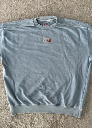 Tommy Jeans Sweatshirt Hellblau Vintage | Größe S, marque: Tommy Jeans, état: Très bon état, taille: S, 10,00 €, 11,20 € Protection acheteurs incluse