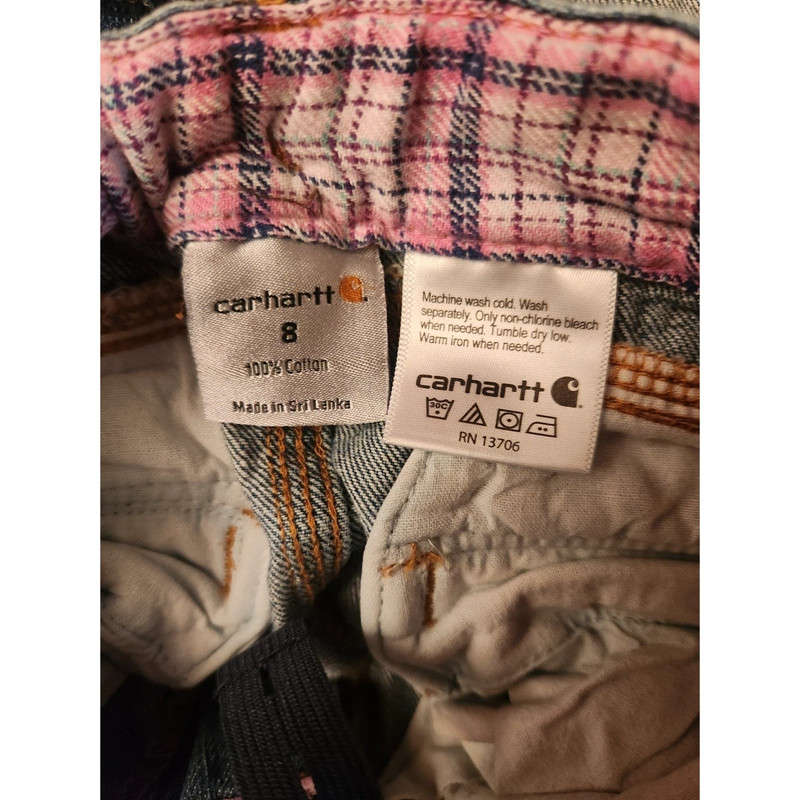 Carhartt Girls Denim Skirt Size 8 4