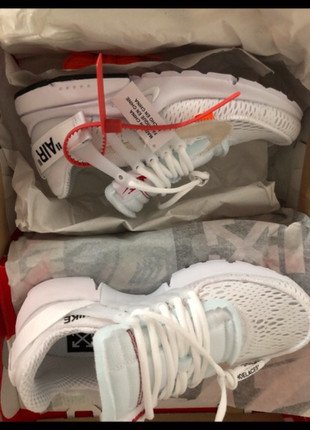 Facture presto off discount white