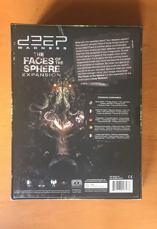 Deep Madness: The Faces of the Sphere expansion - Nuovo Sigillato - New Sealed 2