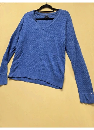 Jersey azul trenzado Tommy Hilfiger – Talla S, marque: Tommy Hilfiger, état: Très bon état, taille: S / 36 / 8, 25,00 €, 26,95 € Protection acheteurs incluse