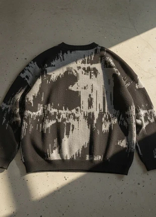 Pull Oversize Goth Noir & Gris – Artistique / Streetwear / Grunge / Style Unique, brand: Solène, condition: Very good, size: M, €49.90, €53.10 includes Buyer Protection