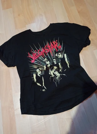 T-shirt Rock vegastar, brand: Fruit of the Loom, condition: Very good, size: XS / 34 / 6, €4.00, €4.90 includes Buyer Protection