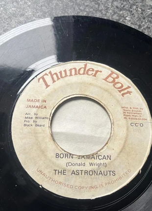 The Astronauts Born Jamaican Thunder Bolt Jamaica Vinyl 7" 45  Reggae, condition: Very good, £5.00, £5.70 includes Buyer Protection Pro