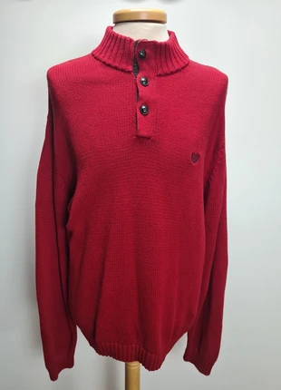 Chaps - Pull 3 boutons - Rouge - Taille XXL - 400, marke: CHAPS, zustand: Sehr gut, größe: XXL, 14,00 €, 15,40 € inklusive Vinted-Käuferschutz