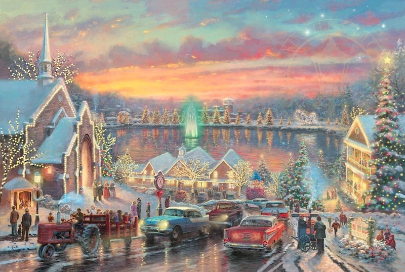 750 piece Christmas puzzle