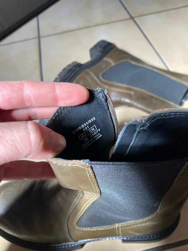 Botte kaki marron 38 - photo numéro 3