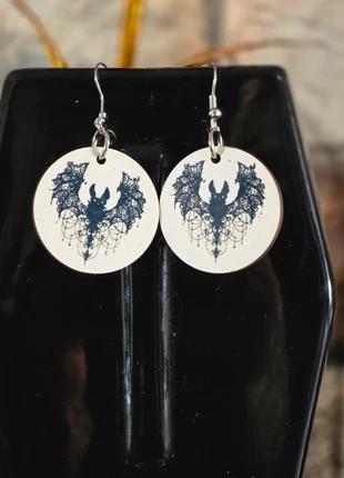 Boucles d oreilles esprit gothique, marque: Fait Main, état: Neuf sans étiquette, 3,00 €, 3,85 € Protection acheteurs (Pro) incluse