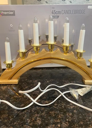 Xmas candle bridge, brand: Premier Decorations Ltd, condition: New without tags, £8.00, £9.10 includes Buyer Protection