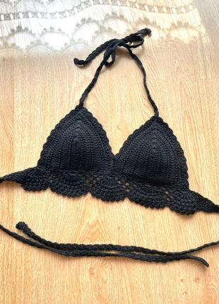 Top crochet maille bikini Maillot de bain plage vacances été, brand: Vintage, condition: Very good, size: S / 36 / 8, €10.00, €11.20 includes Buyer Protection