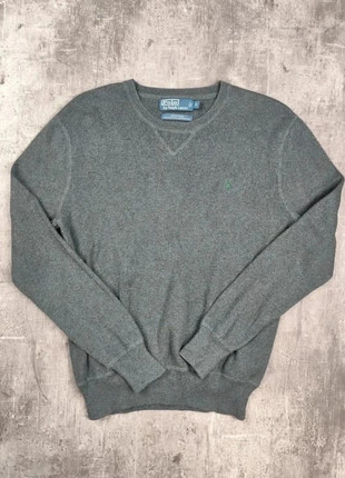 sweat col rond ralph lauren gris logo vert taille S, brand: Ralph Lauren, condition: Very good, size: S, 20.00 €, 21.70 € includes Buyer Protection Pro