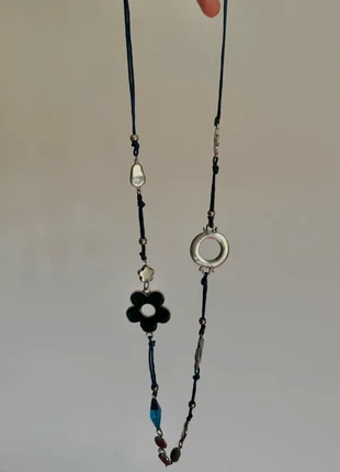 Collar bohemio largo en tonos azules, marque: Local, état: Neuf sans étiquette, 4,00 €, 4,90 € Protection acheteurs incluse