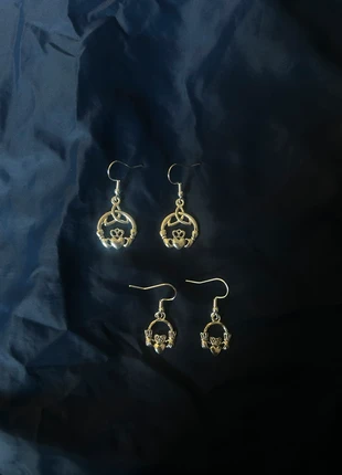 Large claddagh earrings, condition: New without tags, €6.50, €7.53 includes Buyer Protection