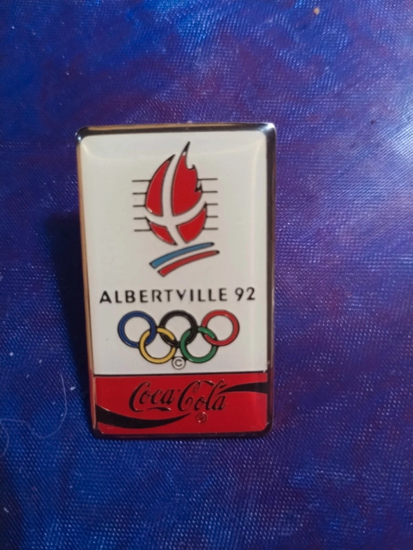 Very lovely Coca-Cola collectible Olympic lapel pin 1