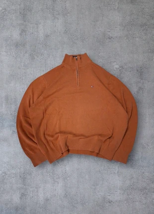 Tommy Hilfiger Quarter Zip Jersey Old Money Retro Style Orange, marque: Tommy Hilfiger, état: Très bon état, taille: XL, 31,90 €, 34,20 € Protection acheteurs incluse