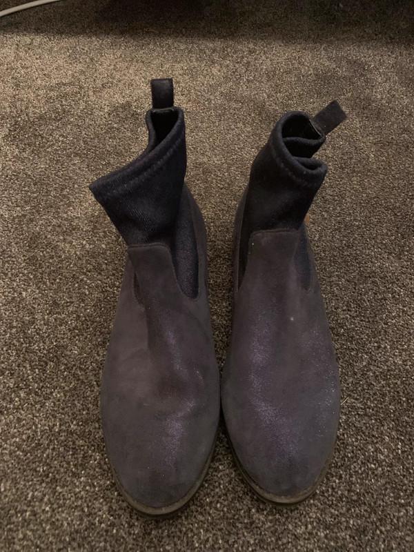 Navy ankle boots size 6 online