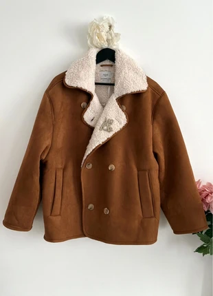 🤎 Veste camel effet daim & fausse fourrure – Adore  🇮🇹, brand: Adore, condition: New without tags, size: XL / 42 / 14, €59.00, €62.65 includes Buyer Protection Pro