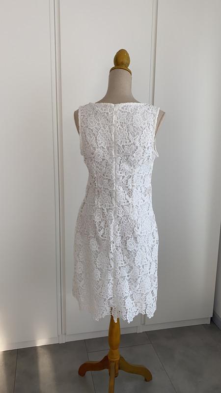 Belichamen Tact cijfer Witte jurk met kant - C&A - maat M - Vinted