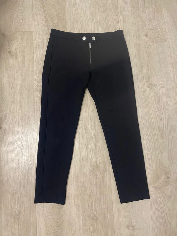 Pantalones Negros Mango 1