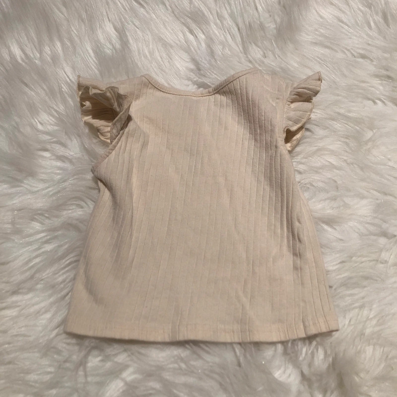 Cream/beige 2T toddler girl shirt/top 2