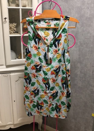 Tunique manche courte motif perroquet vintage , marke: Vintage, zustand: Sehr gut, größe: S / 36 / 8, 2,30 €, 3,12 € inklusive Vinted-Käuferschutz