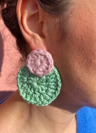 Orecchini Crochet Handmade, condizioni: Nuovo senza cartellino, €5.50, €6.48 include la Protezione acquisti