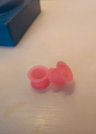 Écarteurs en silicone rose 10mm, marque: Crazy Factory, état: Très bon état, 1,50 €, 2,28 € Protection acheteurs incluse