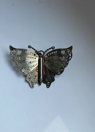 Broche pendentif vintage Papillon 🦋, condition: Satisfactory, €5.00, €5.95 includes Buyer Protection