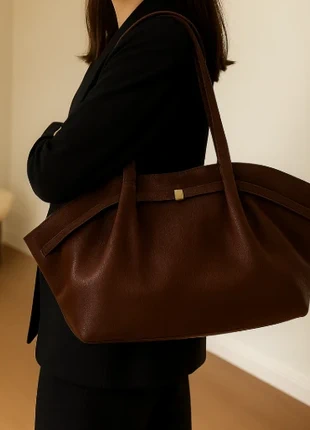 Sac cabas marron foncé chic et élégant, marca: Atelier Fixdesign, estado: Muy bueno, 65,00 €, 68,95 € Protección al comprador incluida
