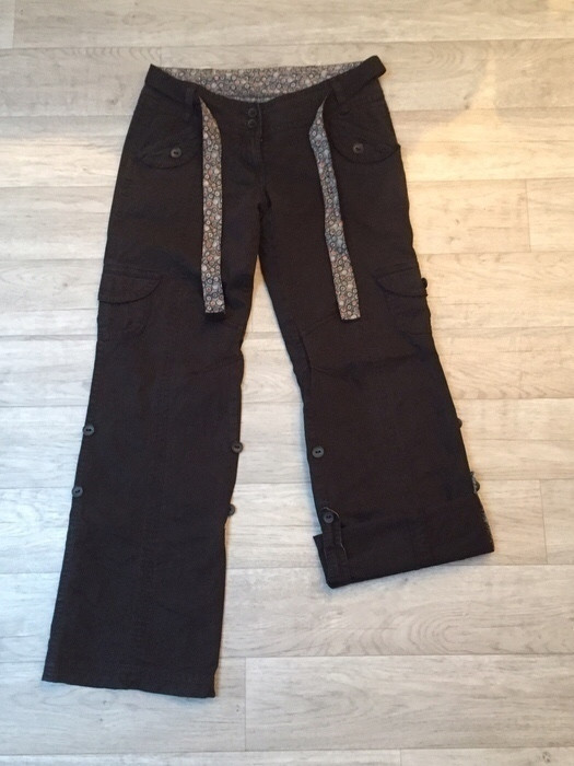 Pantalon en toile noir H&M 1
