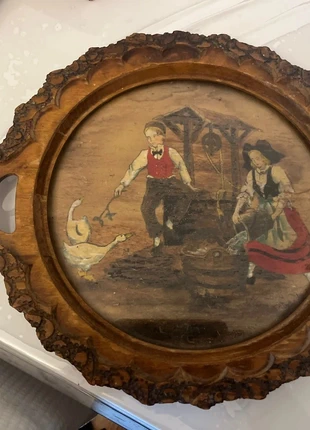 Plateau Vintage Décoratif en Très bon Etat, marque: sans marque, état: Très bon état, 8,00 €, 9,10 € Protection acheteurs incluse