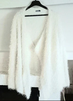 Gilet oversize cocooning blanc In Extenso T40/42/44 – maille duveteuse douce et chaude 🤍, marque: In Extenso, état: Très bon état, taille: XL / 42 / 14, 7,50 €, 8,58 € Protection acheteurs incluse