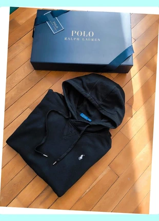 Sweat à capuche Ralph Lauren noir femme L, marque: Ralph Lauren, état: Bon état, taille: L / 40 / 12, 45,00 €, 47,95 € Protection acheteurs incluse