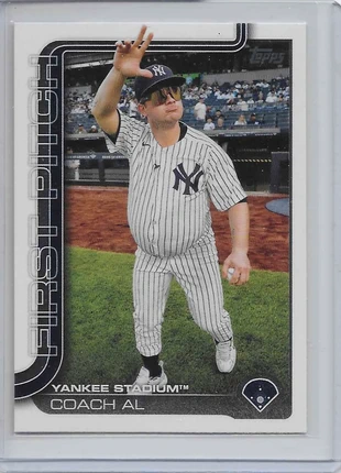 2025 Topps Série 1 First Pitch Coach Al, marca: Topps, estado: Novo sem etiquetas, €2.50, €3.33 inclui Proteção do Comprador