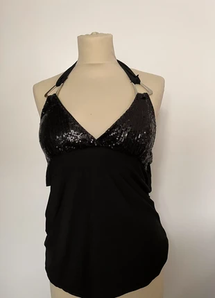 Haut dos nue sequin , état: Très bon état, taille: M / 38 / 10, 8,00 €, 9,10 € Protection acheteurs incluse