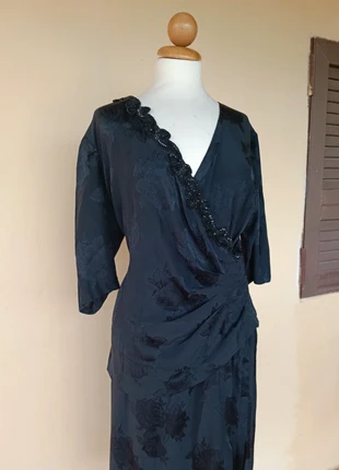 Abito seta vintage anni80s handmand, marque: Vintage Dressing, état: Très bon état, taille: XL / 42 / 14, 17,00 €, 18,55 € Protection acheteurs incluse