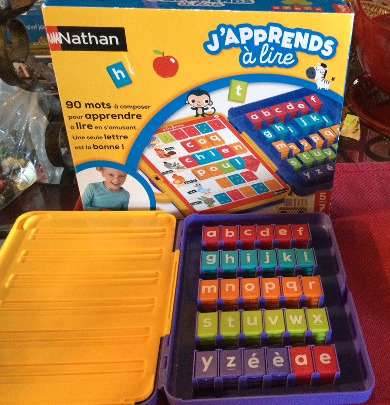 Jeu J'apprends A Lire Nathan 5-7 Ans Avec Boite