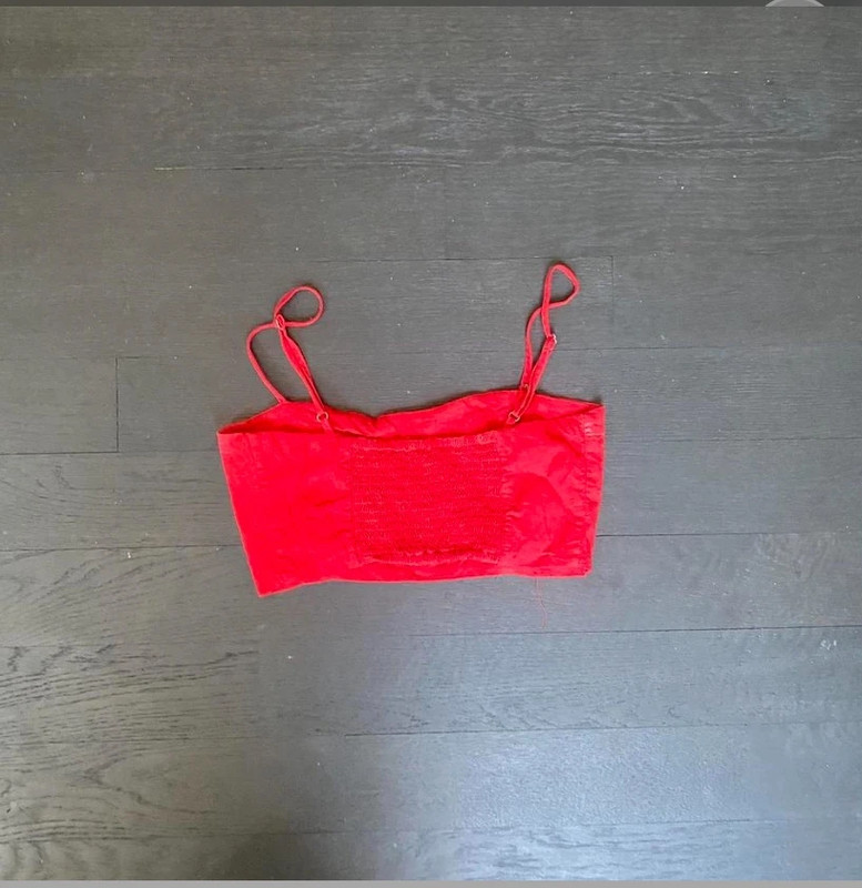 Rare Brandy Melville red crop top 2