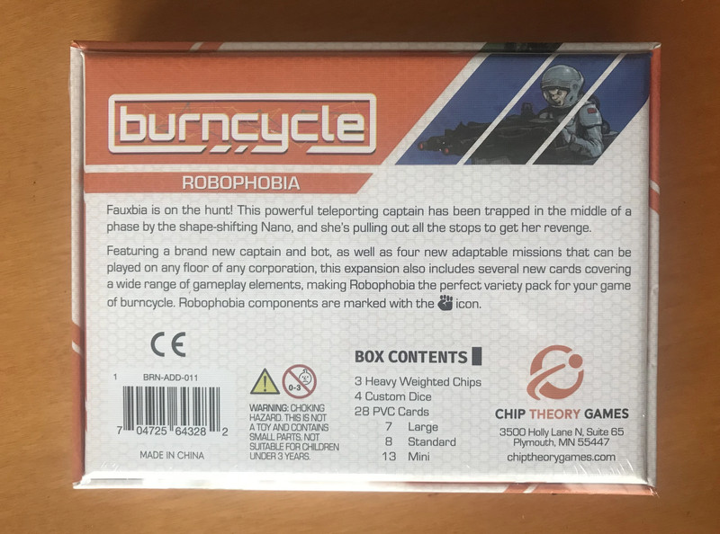 Burncycle Robophobia Expansion - Chip Theory Games - Gioco da tavolo - Board Game - 2023 - New Nuovo 2