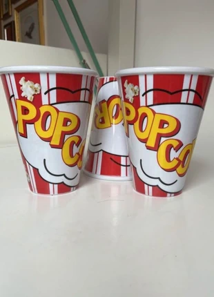Melamine Popcorn cups, condition: Very good, €5.00, €5.95 includes Buyer Protection