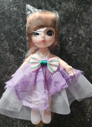 Vintage ?) Mini Doll in Purple Dress Collectible Gift,  Home Décor, brand: no brand, condition: New without tags, size: Preemie, up to 44cm, £6.00, £6.78 includes Buyer Protection
