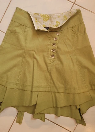 Jupe courte verte Liliane h, marque: Liliane H, état: Très bon état, taille: XL / 42 / 14, 8,00 €, 9,10 € Protection acheteurs incluse