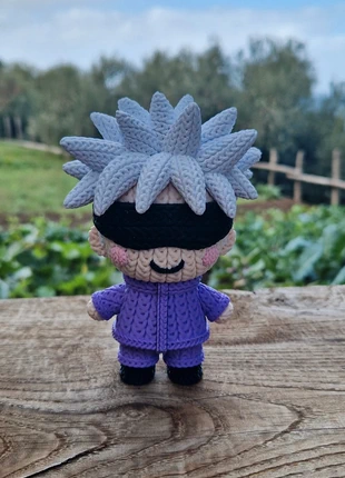 Miniatura di Satoru Gojo da Jujutsu Kaisen – Stile crochet, marke: Jujutsu Kaisen, zustand: Neu, größe: Einheitsgröße, 16,00 €, 17,50 € inklusive Vinted-Käuferschutz