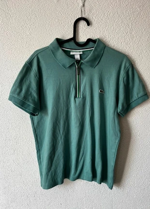 Lacoste polo met rits - Maat M (FR 41), merk: Lacoste, staat: Goed, maat: M, € 25,00, € 26,95 inclusief Kopersbescherming