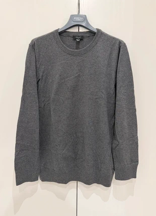 Maglione grigio basic uomo in cotone taglio classico Maglione uomo grigio antracite stile casual, marke: New Look, zustand: Sehr gut, größe: S, 6,00 €, 7,00 € inklusive Vinted-Käuferschutz