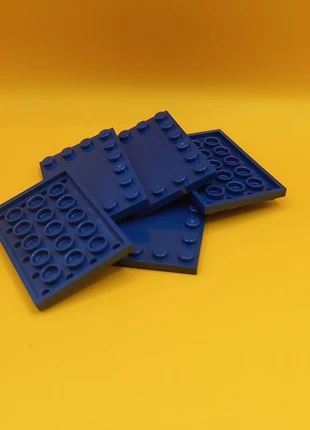 Lot de 5 Tile Dark Blue 4 x 6 (référence : 6180), merk: LEGO, staat: Heel goed, maat: Universeel, € 1,00, € 1,75 inclusief Kopersbescherming Pro