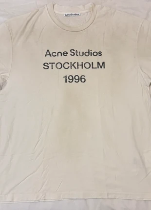 T-shirt Acne Studios Blanc Logo Stockholm, brand: Acne Studios, condition: New with tags, size: M, €80.00, €84.70 includes Buyer Protection