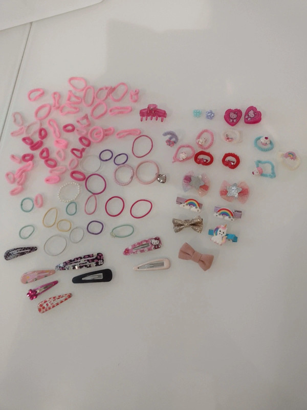 Lot accessoires à cheveux enfants