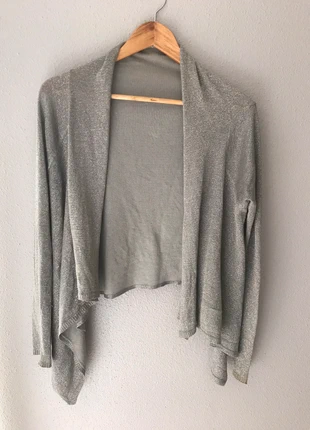 Gilet fin argenté brillant , marca: Mim, estado: Muito bom, tamanho: S / 36 / 8, €4.00, €4.90 inclui Proteção do Comprador