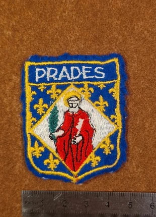 Patch écusson broderie vintage ancien – Prades blason régional, brand: prades, condizioni: Buone, €3.00, €3.85 include la Protezione acquisti Pro